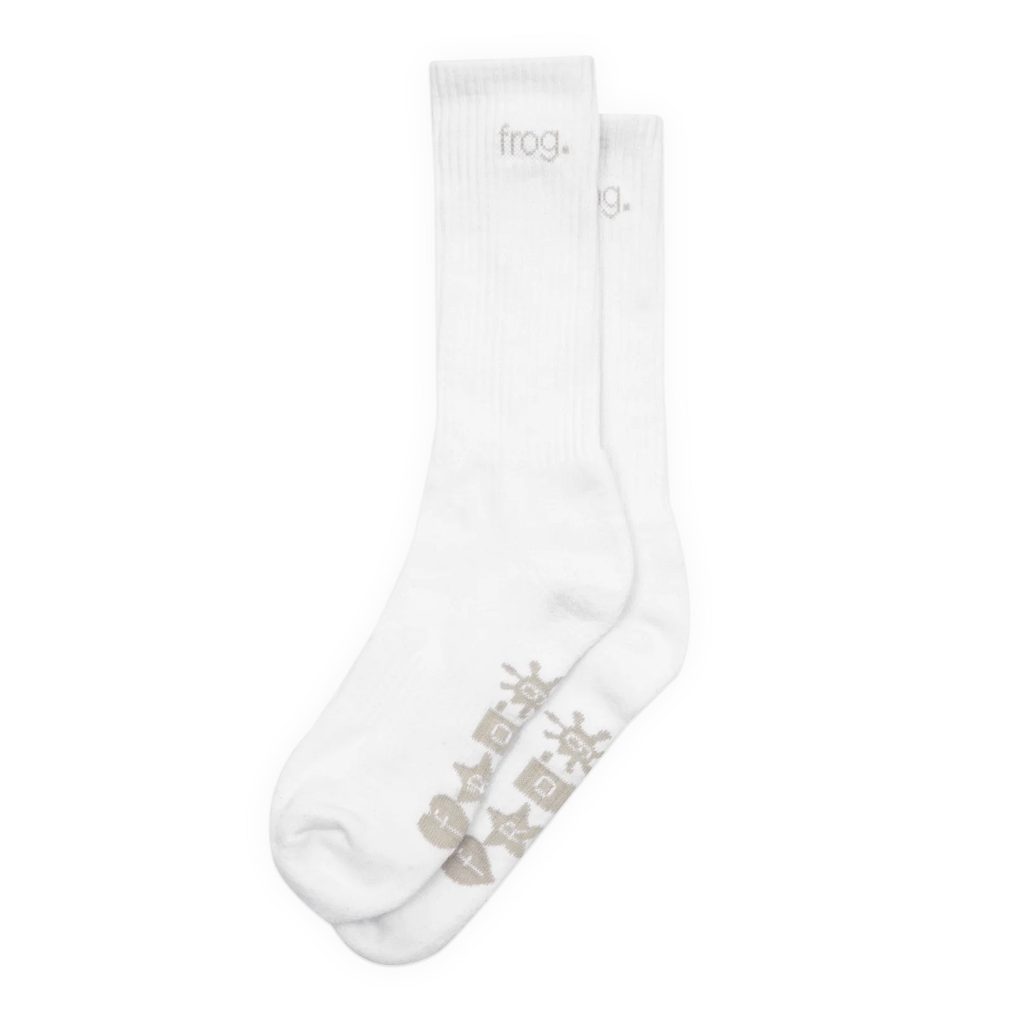 Frog Skateboards Frog Socks - White