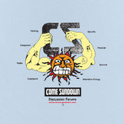 Come Sundown Forums Tee - Powder Blue