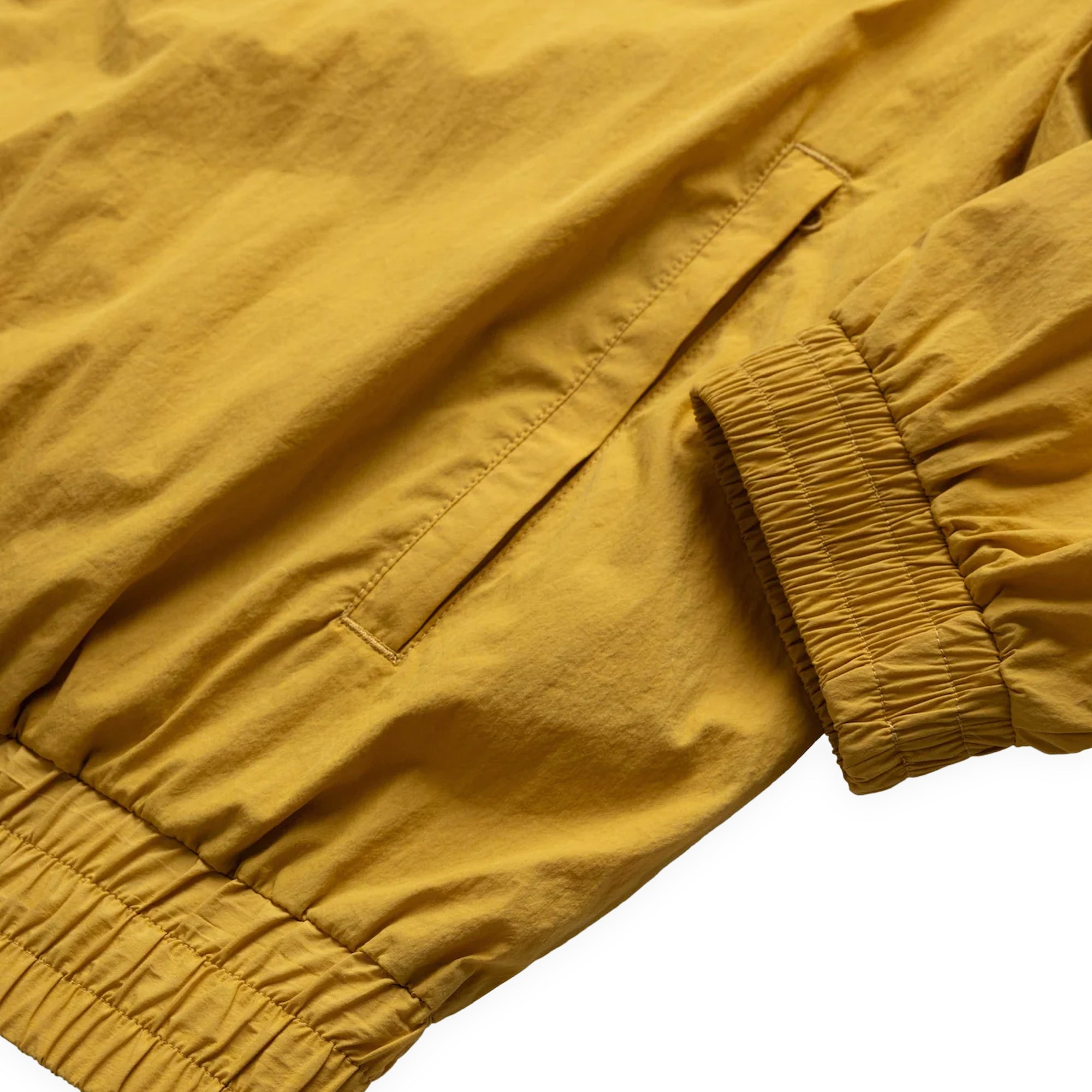 Grand Collection Cotton / Nylon Track Jacket - Deep Yellow