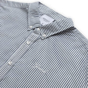 Grand Collection Blair Striped Poplin Shirt - White