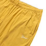 Grand Collection Cotton / Nylon Track Pant - Deep Yellow