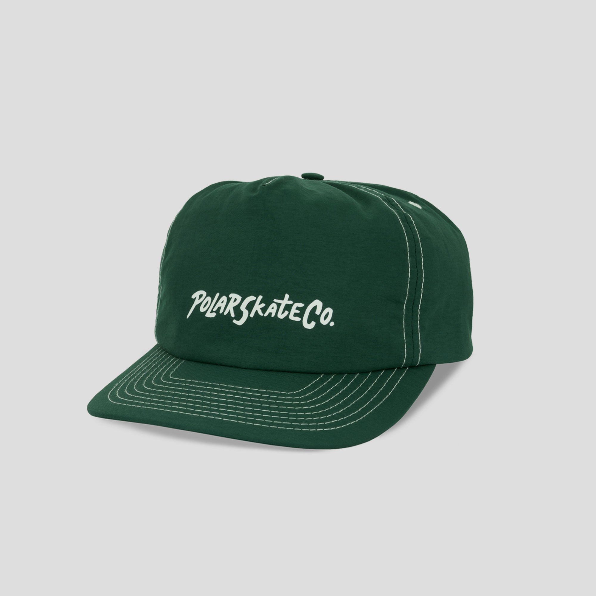 Polar Skate Co. Earl Cap Surf Logo - Dark Green