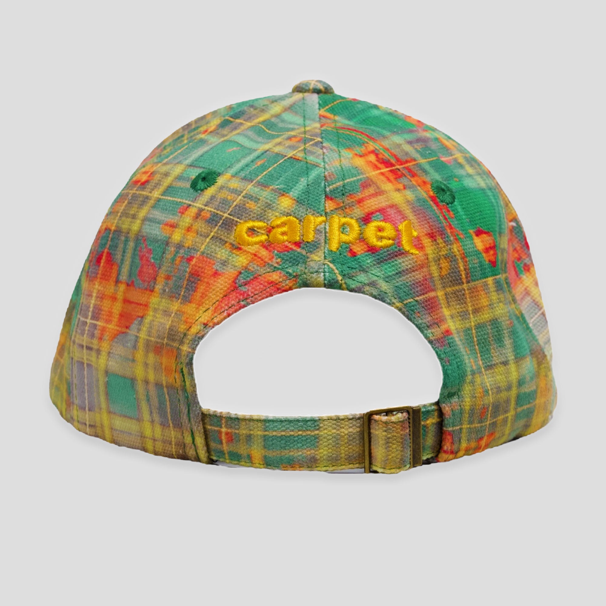 Carpet Company C Star Plaid Hat - Green