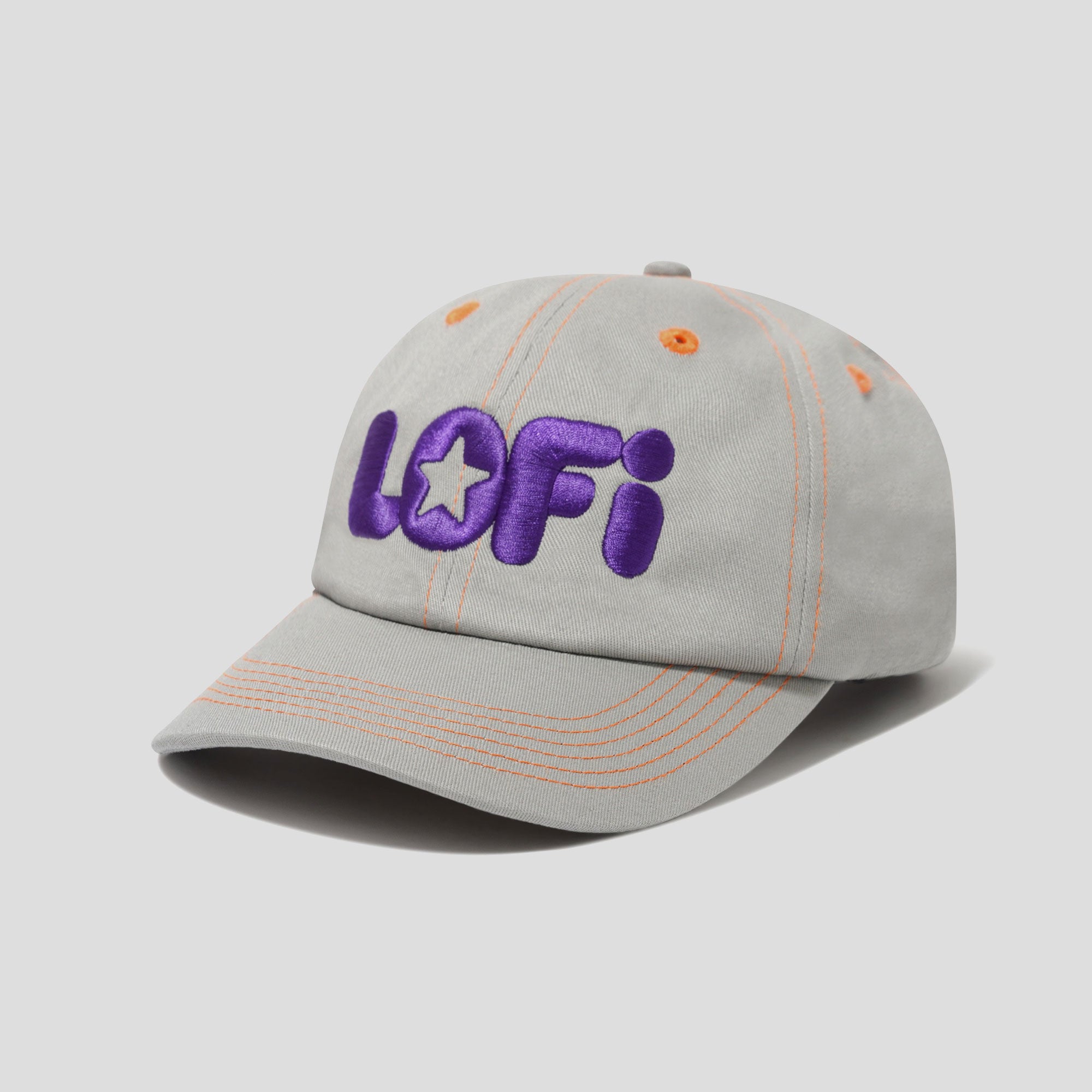 Lo-Fi Ideas 6 Panel Cap - Cool Grey