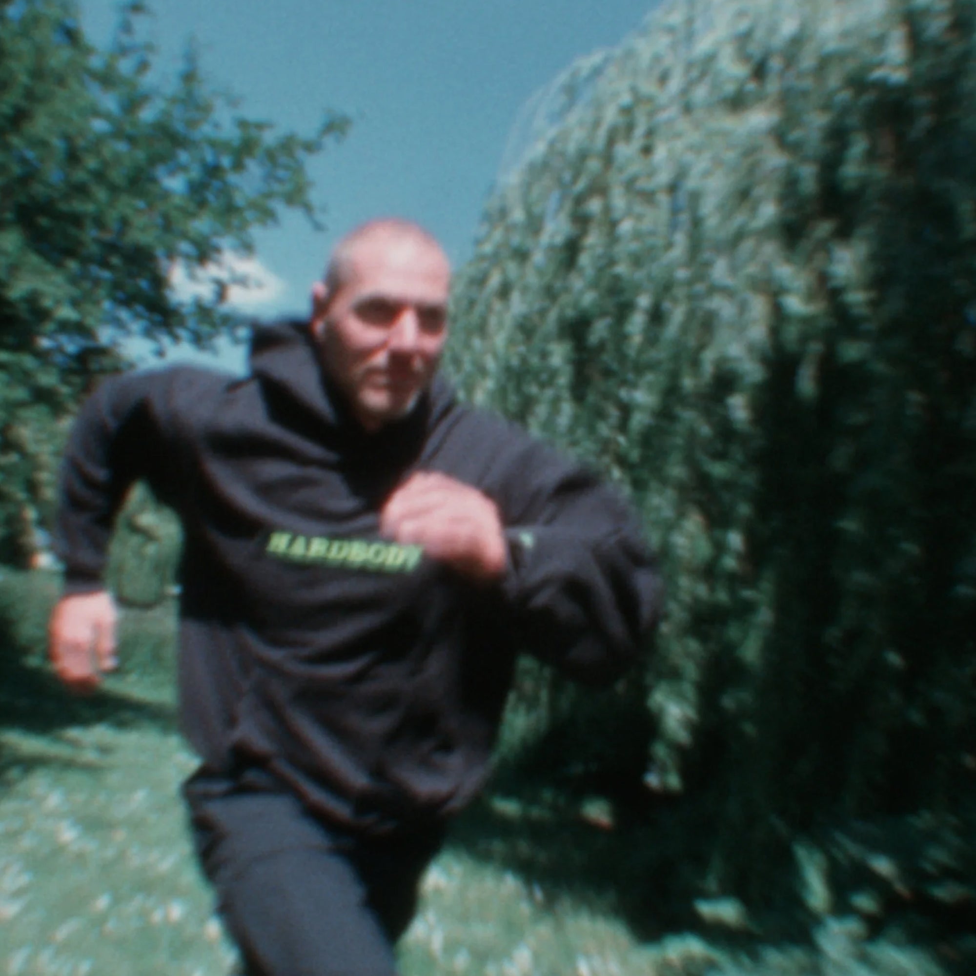 Hardbody Classic Logo Hoodie - Navy / Neon