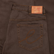 Hoddle Ranger Jean - Brown Contrast Stitch