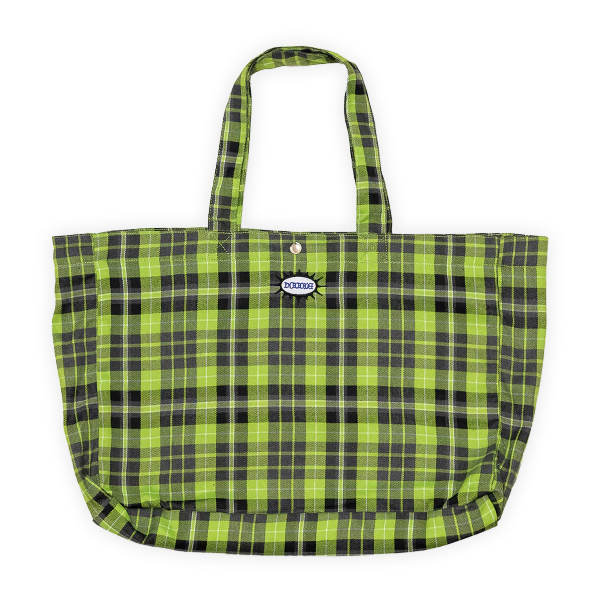 Hoddle Butterfly Code Tote - Plaid