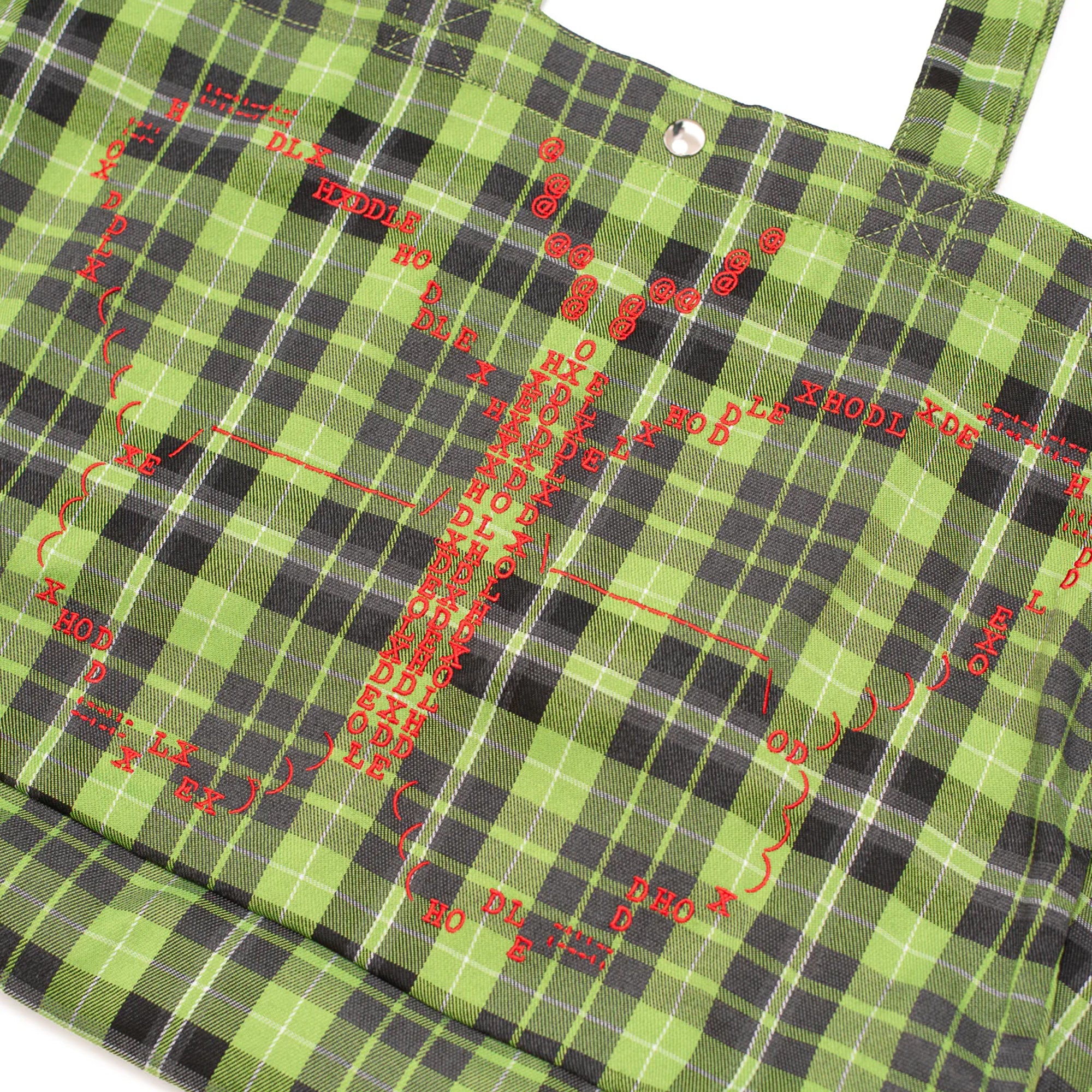 Hoddle Butterfly Code Tote - Plaid