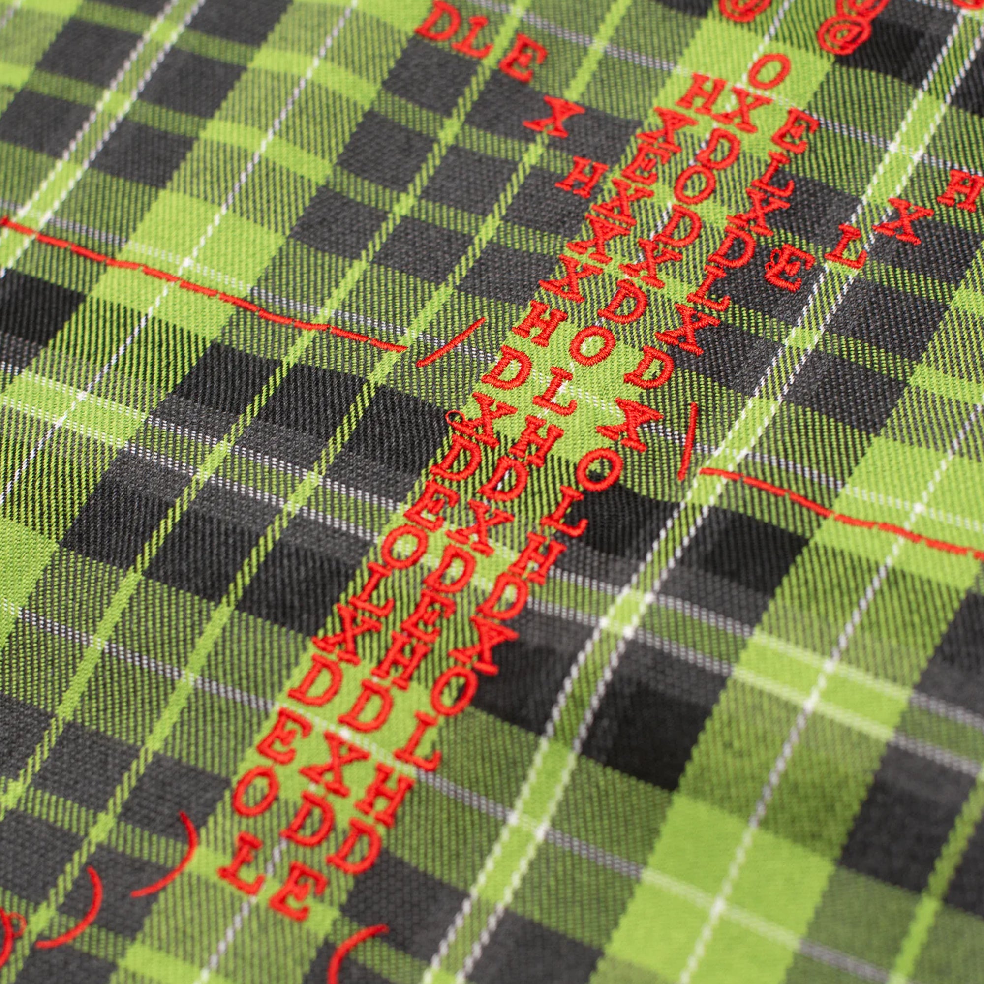 Hoddle Butterfly Code Tote - Plaid