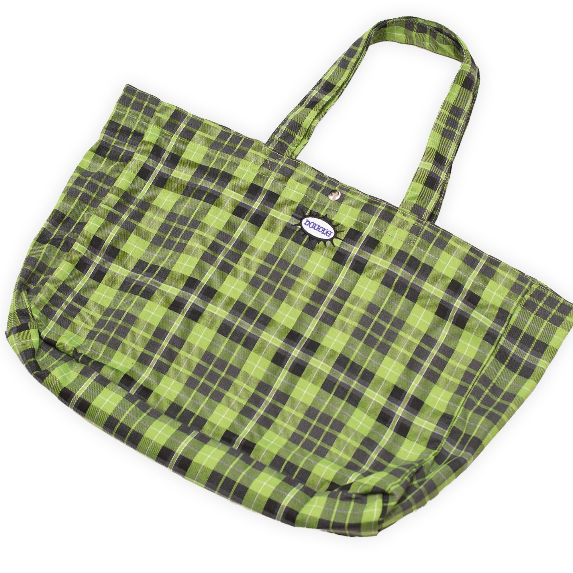 Hoddle Butterfly Code Tote - Plaid