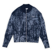 Hoddle Fracture Ribbed Pullover - Blue