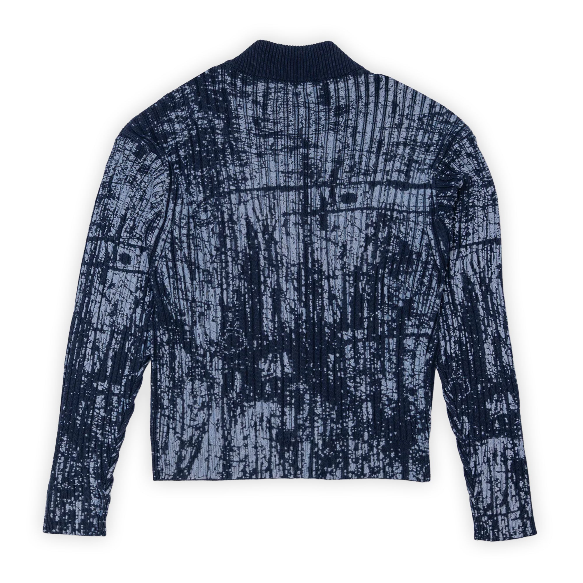 Hoddle Fracture Ribbed Pullover - Blue