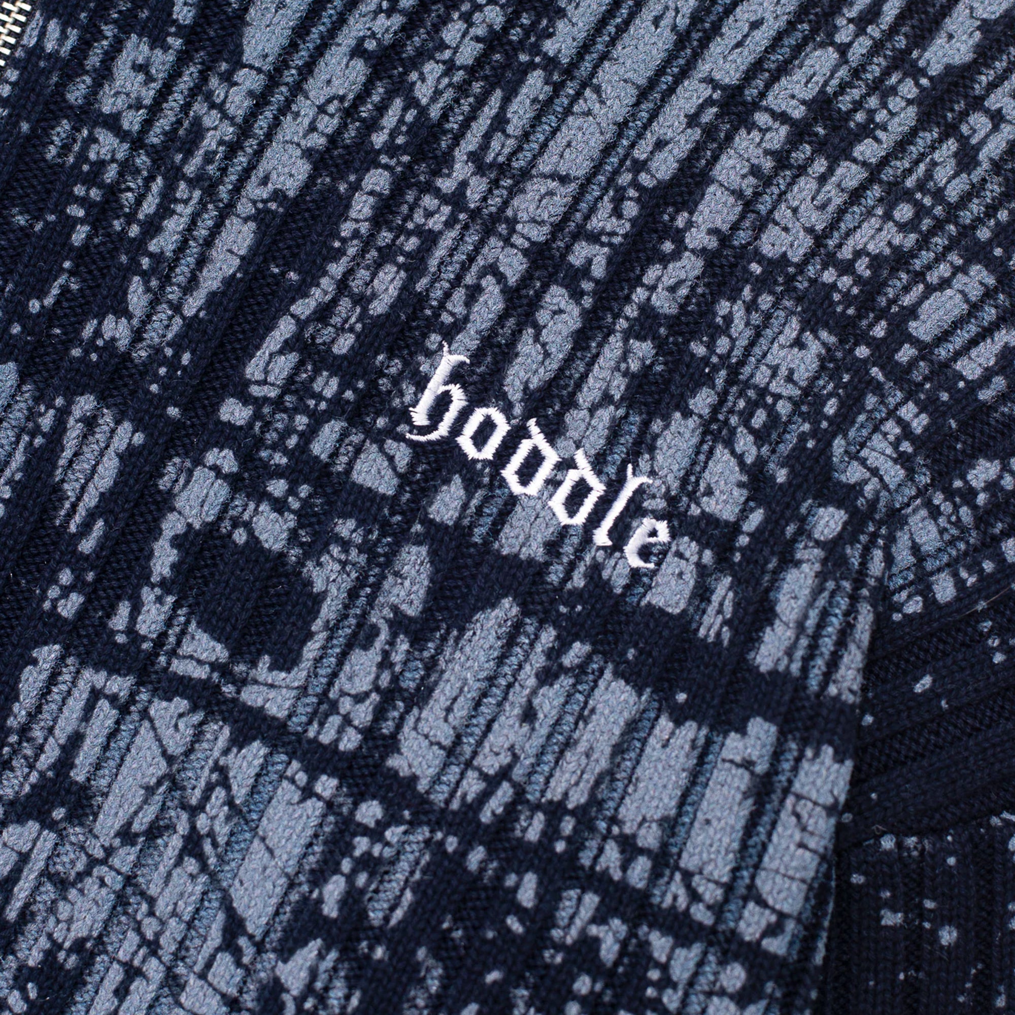 Hoddle Fracture Ribbed Pullover - Blue