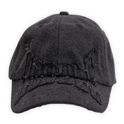Hoddle Denim Applique Cap - Black