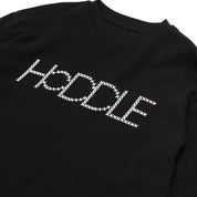 Hoddle Long Sleeve Waffle Knit - Black