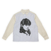 Hoddle Merch Shirt - Stripe Seer Sucker