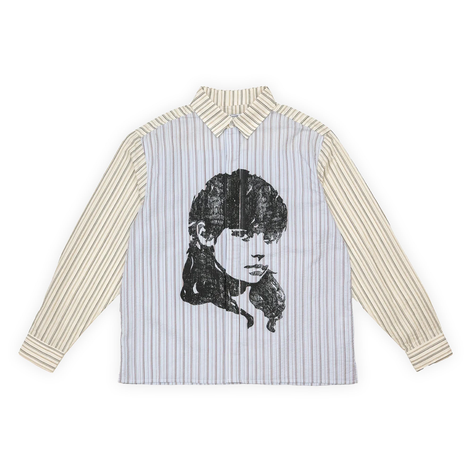 Hoddle Merch Shirt - Stripe Seer Sucker