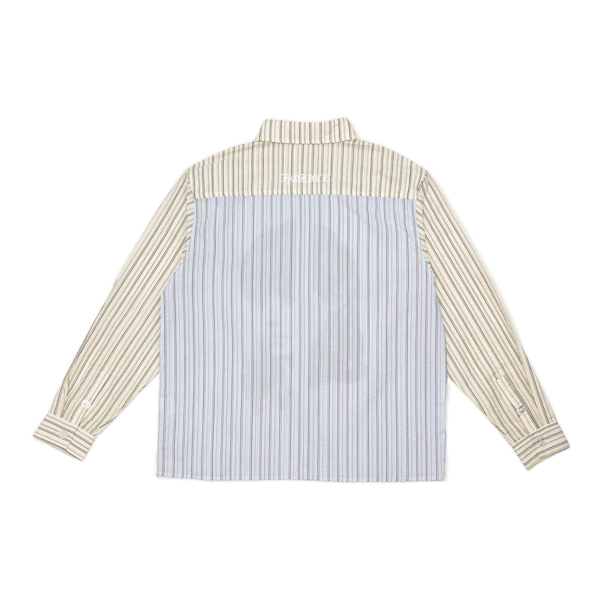 Hoddle Merch Shirt - Stripe Seer Sucker