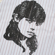 Hoddle Merch Shirt - Stripe Seer Sucker