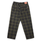 Hoddle Ranger Jean - Green Plaid