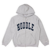 Hoddle Arch Logo Zip Up Hood - Grey
