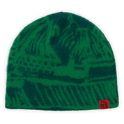 Hoddle Mohair Landscape Beanie - Green
