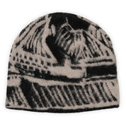 Hoddle Mohair Landscape Beanie - Black