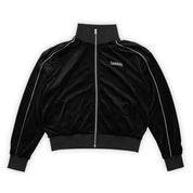 Hoddle Primary Velour Track Top - Black
