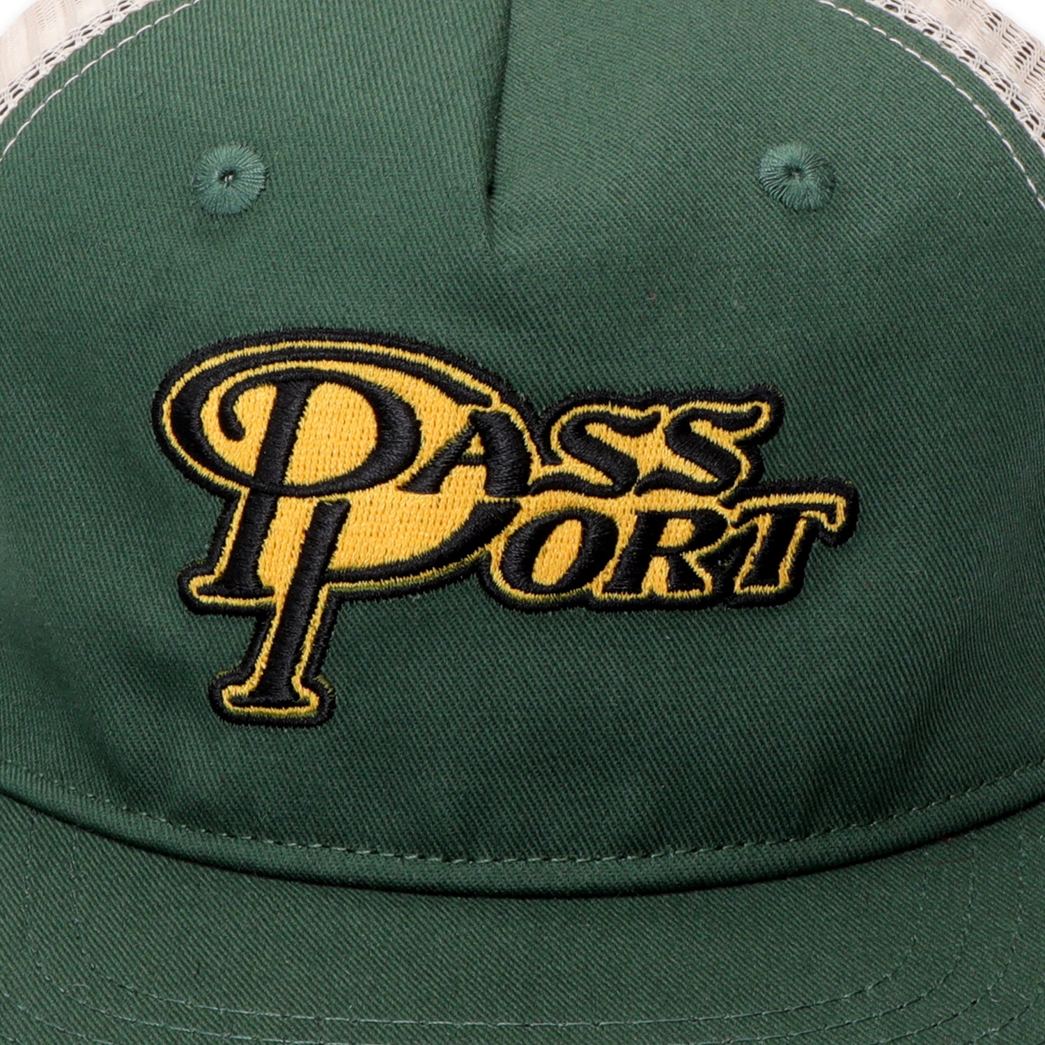 Pass~Port Miniumum Output Workers Trucker - Elm Green