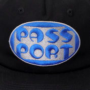 Pass~Port Rounded Workers Cap - Black