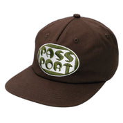 Pass~Port Rounded Workers Cap - Choc
