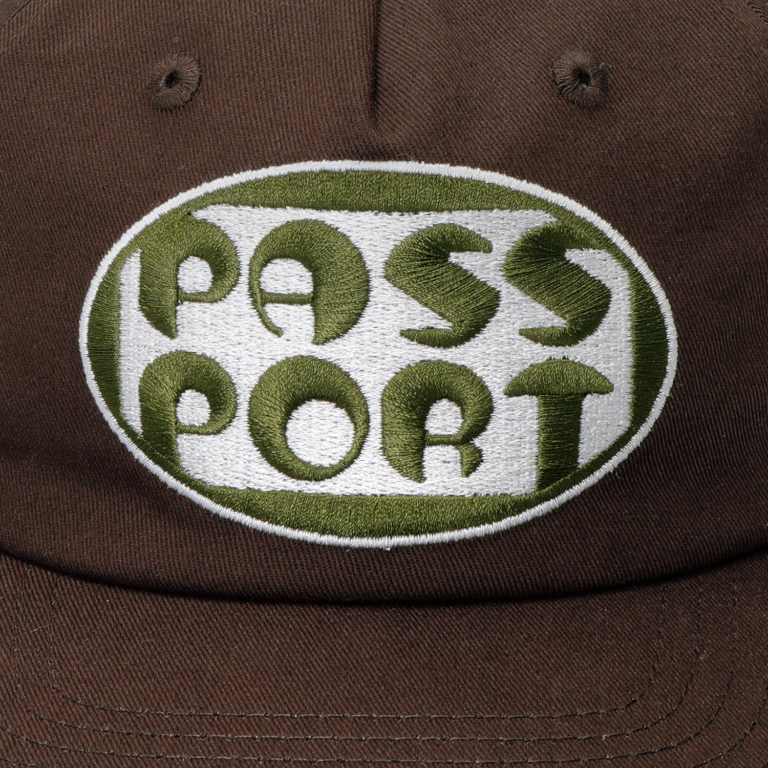 Pass~Port Rounded Workers Cap - Choc