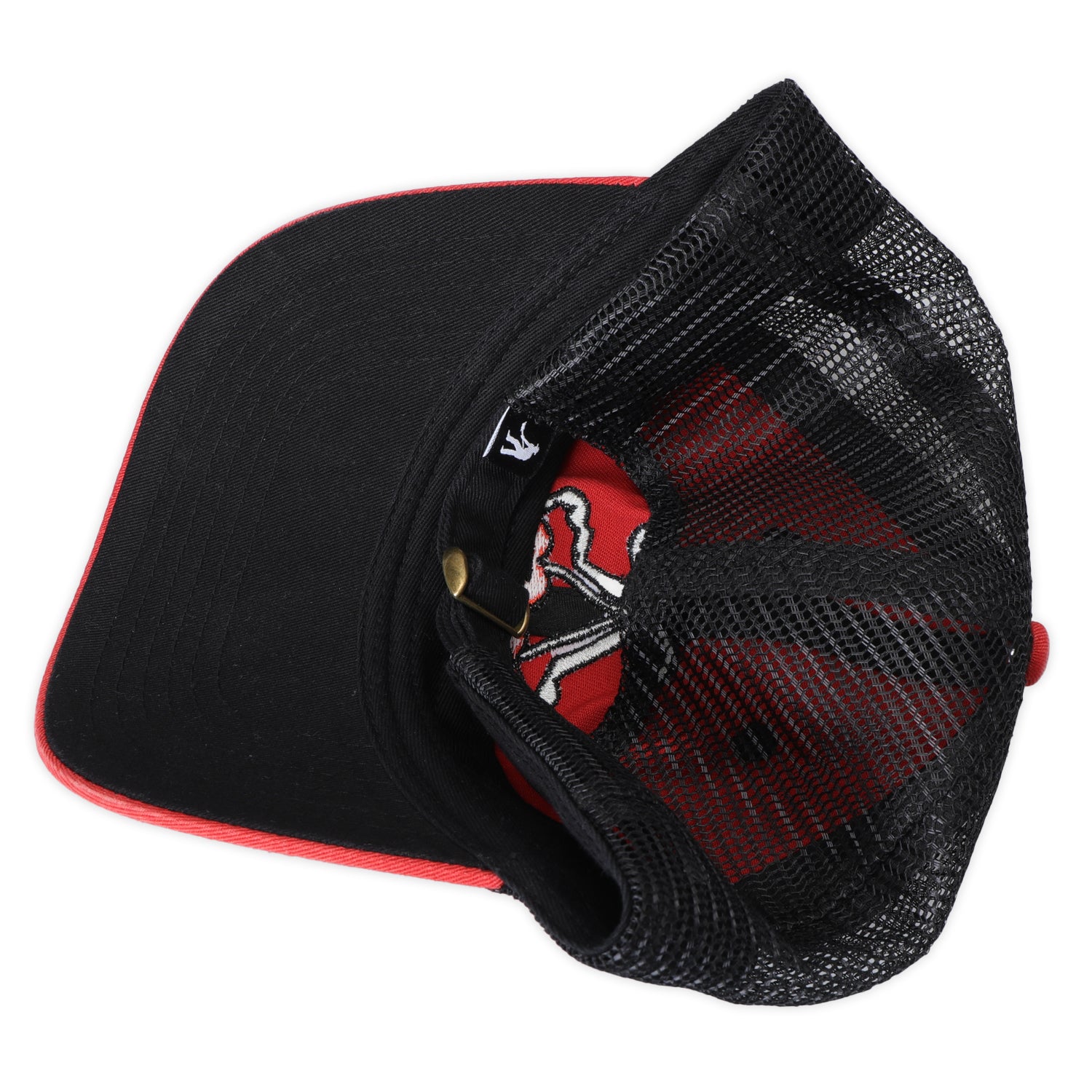 Pass~Port Cherries Leagues Trucker - Washed Red