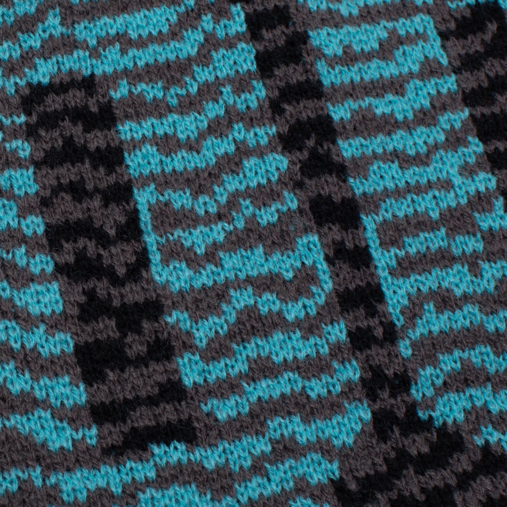 Hockey Zig Zag Skully Beanie - Black