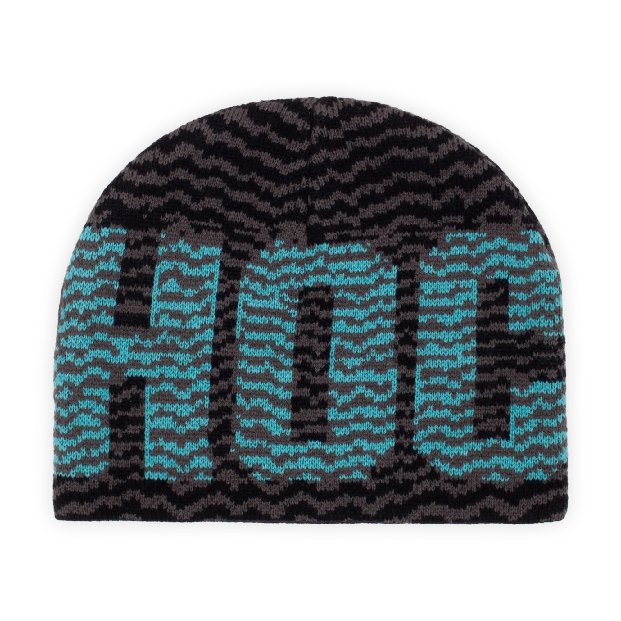 Hockey Zig Zag Skully Beanie - Black