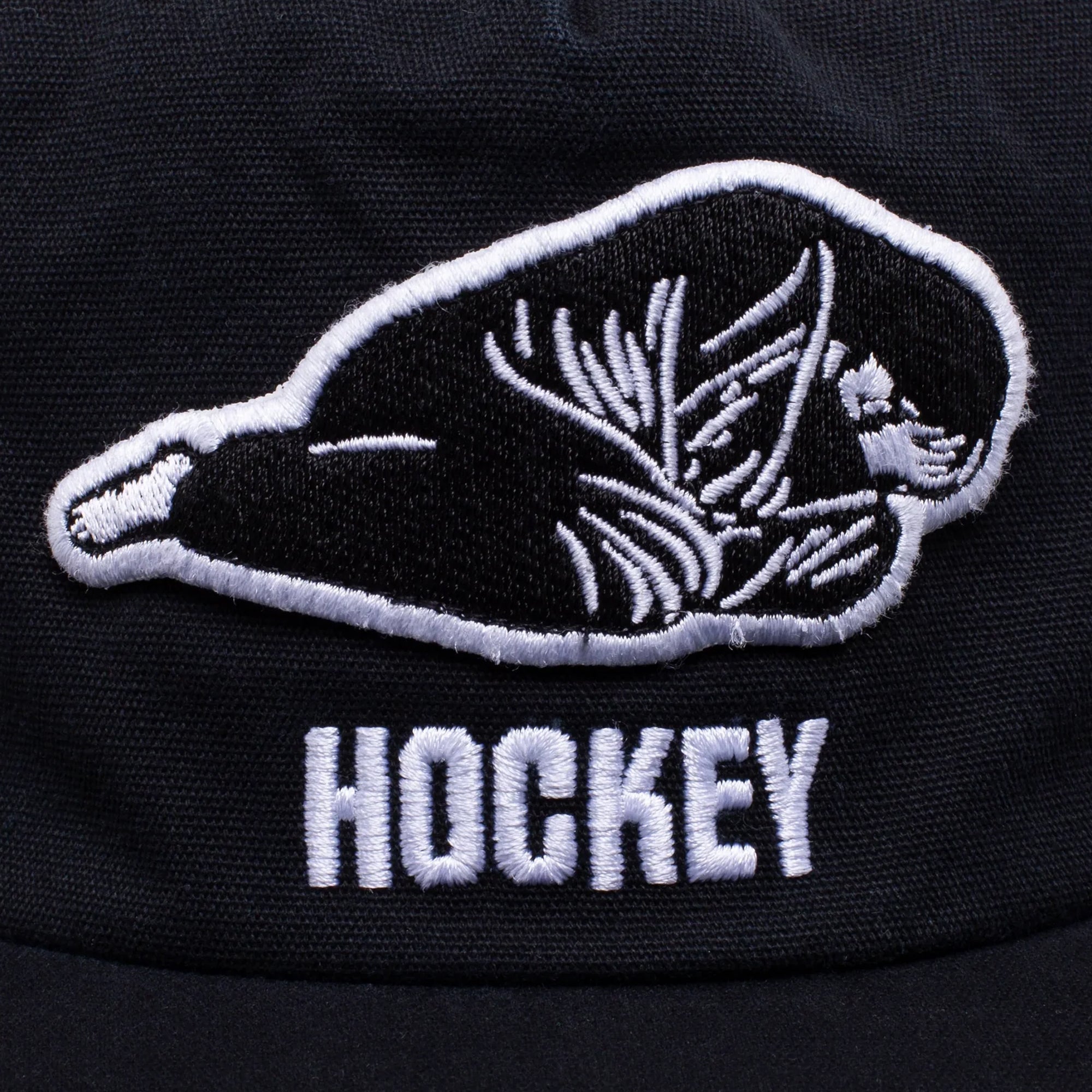 Hockey Broken Hat - Black