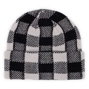 Hockey Plaid Beanie - Grey