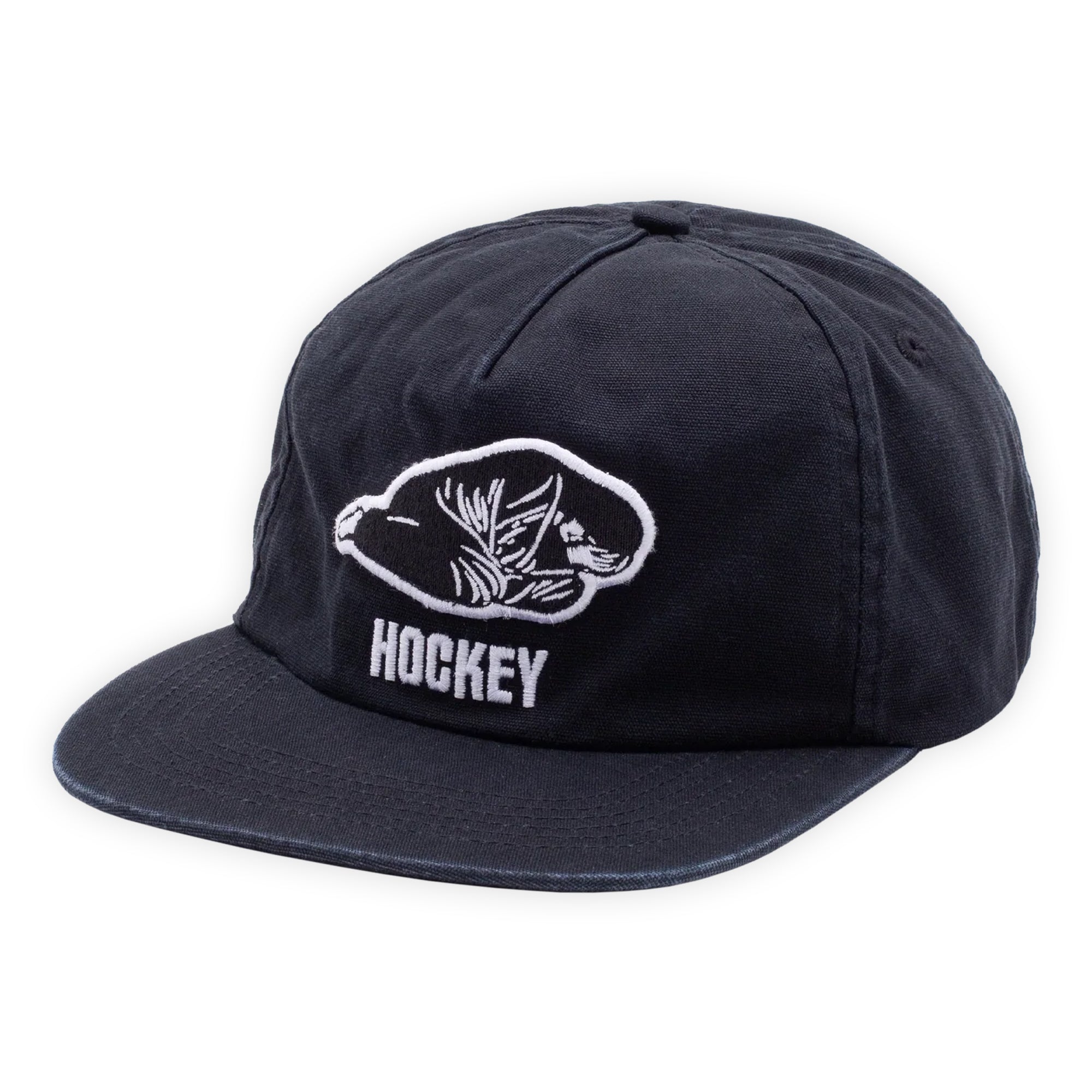 Hockey Broken Hat - Black