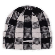 Hockey Plaid Beanie - Grey