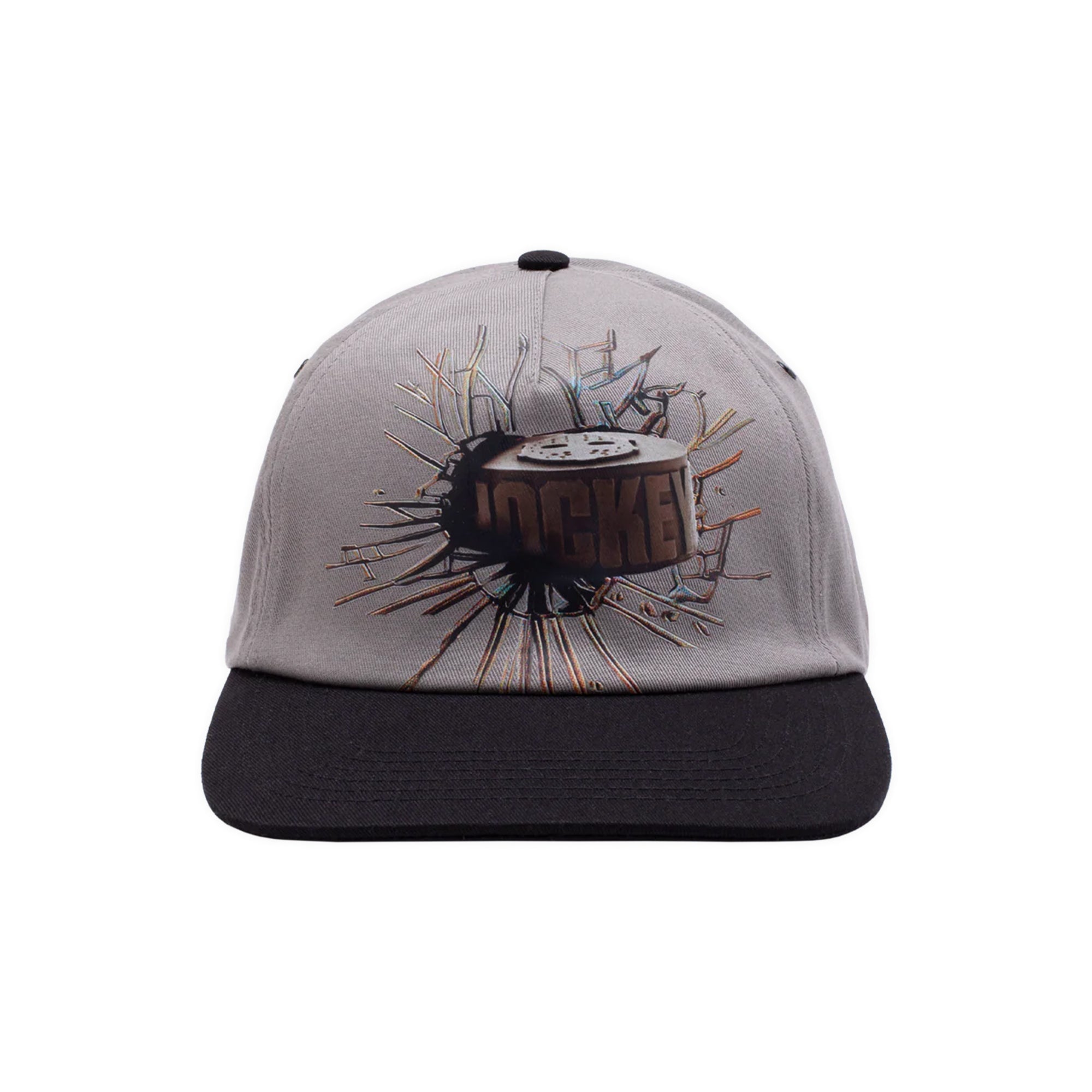 Hockey Wax Shatter Hat - Grey / Black
