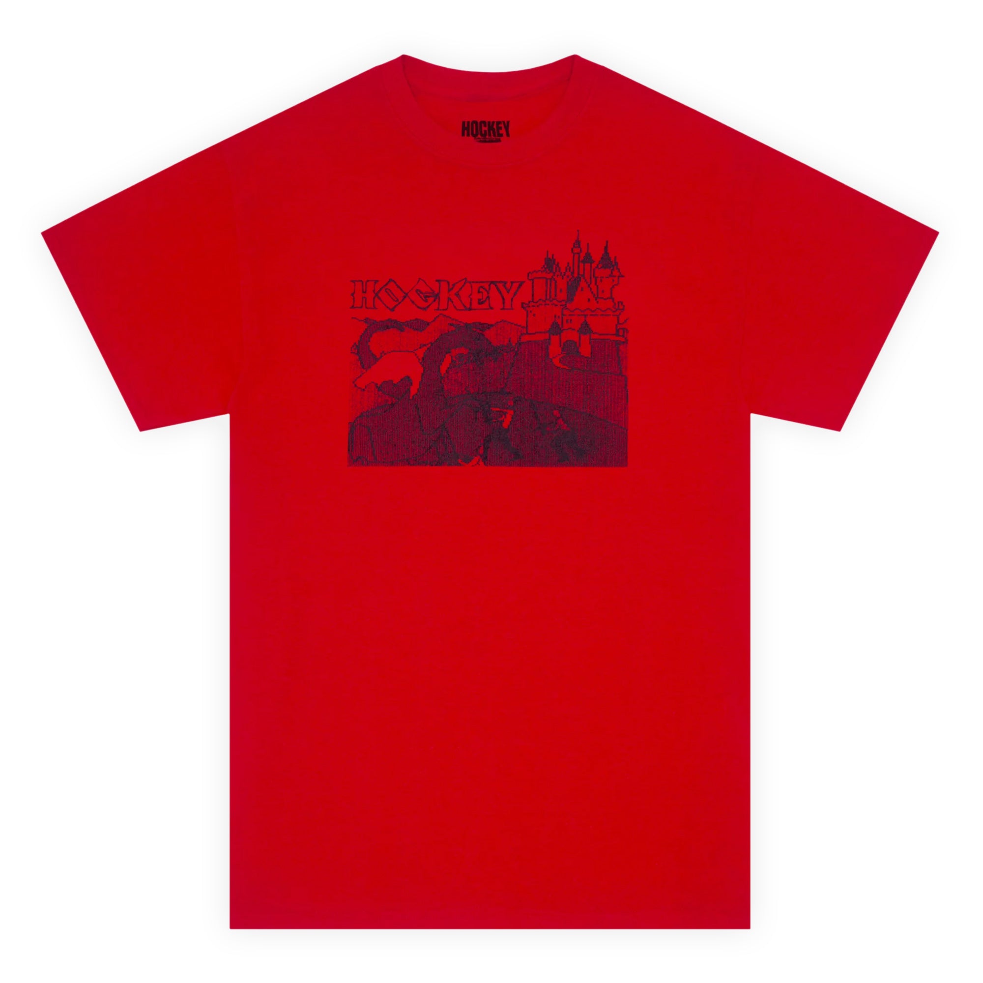 Hockey Dragon Slayer Tee - Red