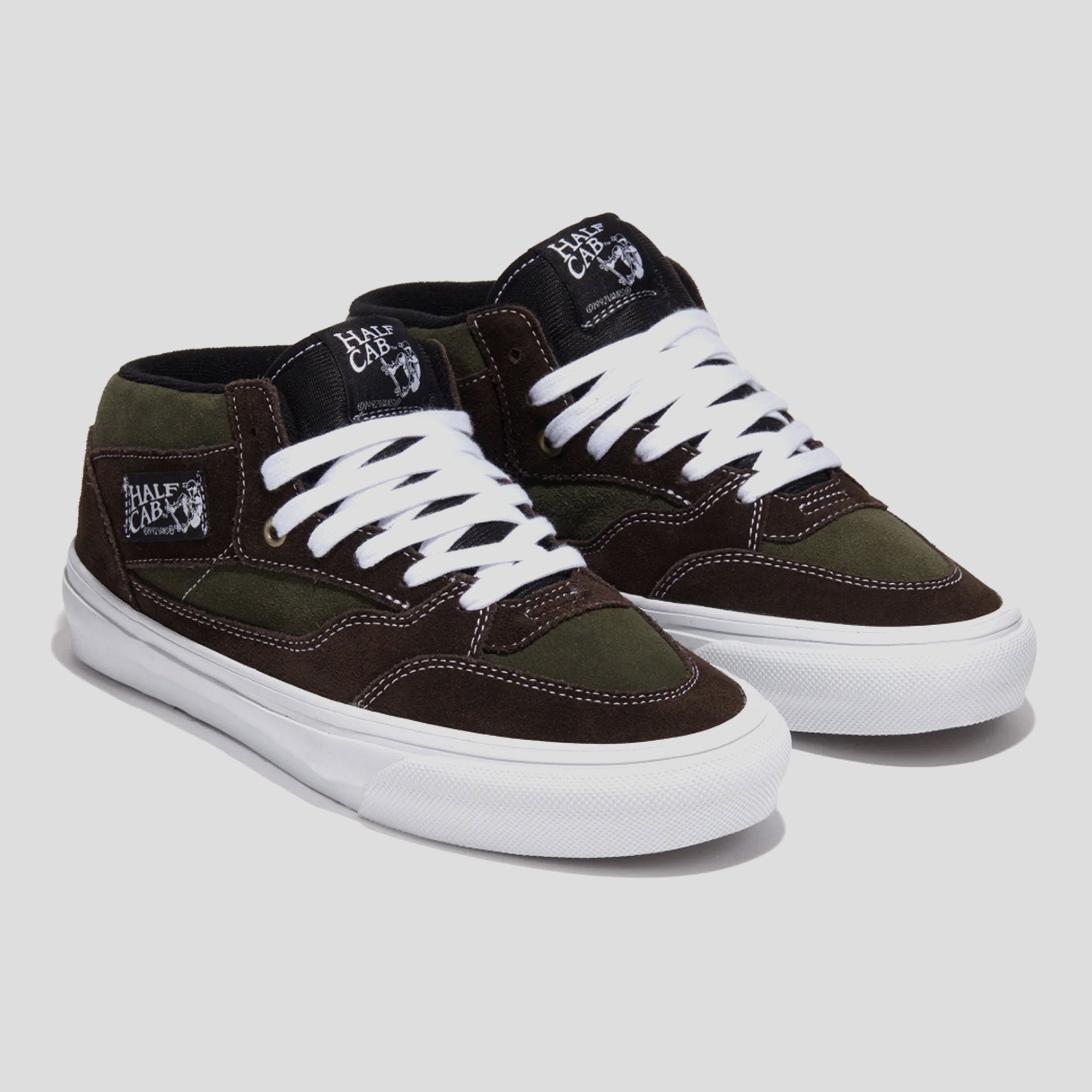 Vans Skate Half Cab '92 Vcu - Dark Brown / White