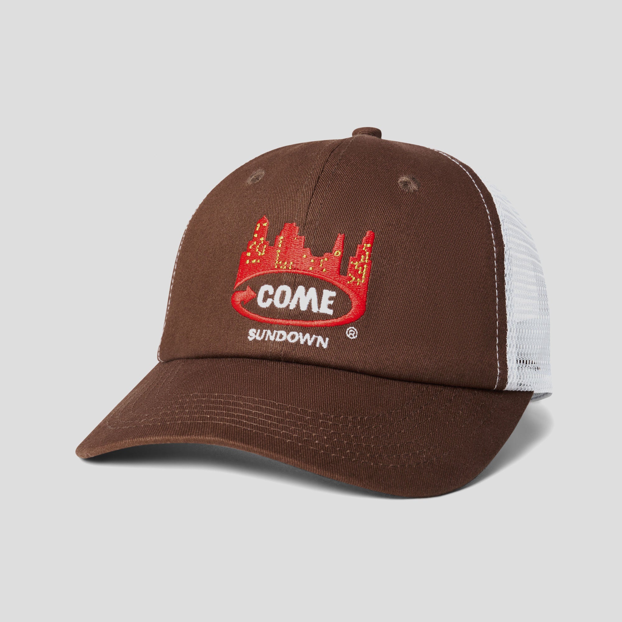 Come Sundown Safe Bet Trucker Cap - Brown