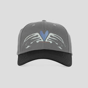 Limosine Heart Wings Hat - Grey / Black