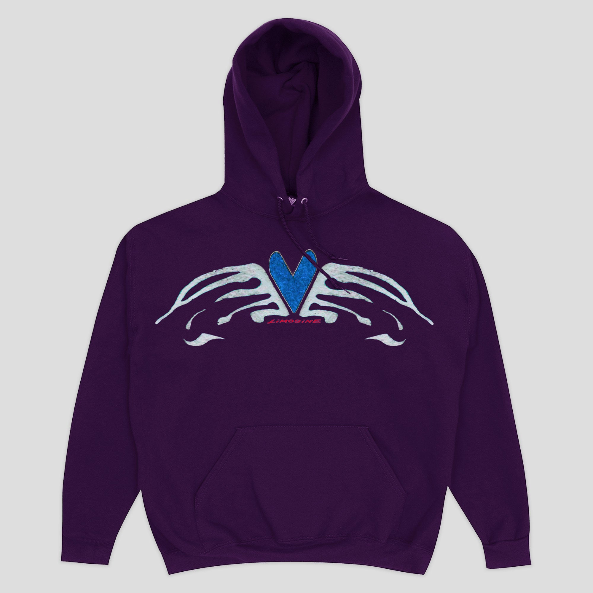 Limosine Hear Wings Hood - Dark Purple