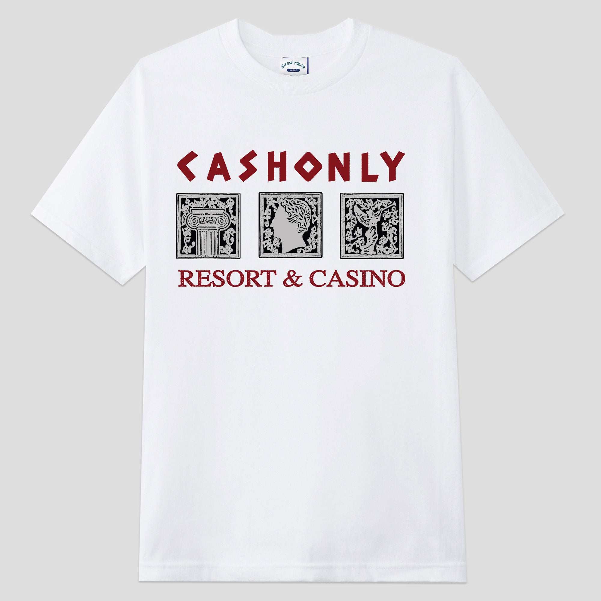 Cash Only High Rollers Tee - White