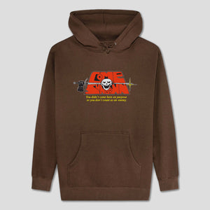 Come Sundown Split Hoodie - Brown