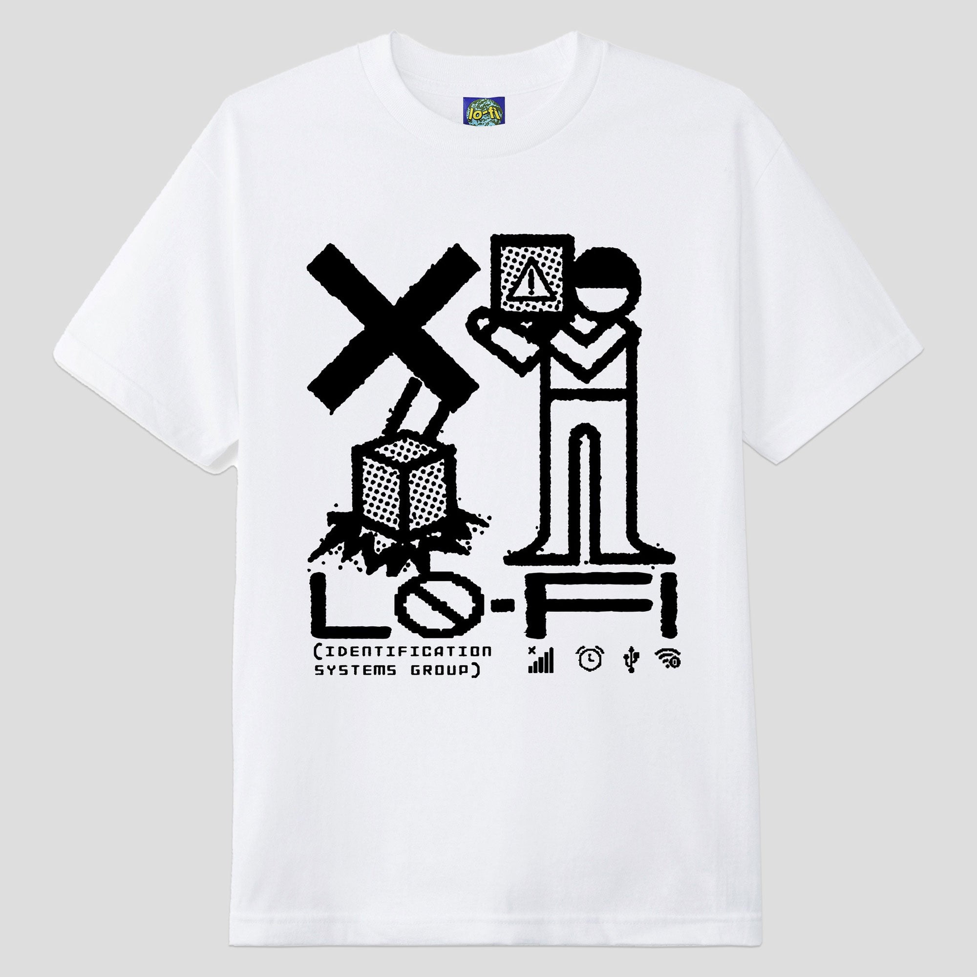 Lo-Fi Identification Tee - White