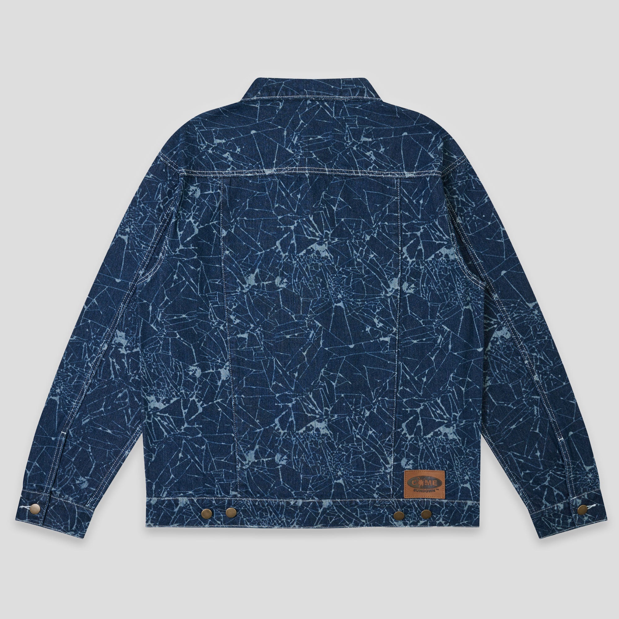 Come Sundown Toil Denim Jacket - Blue