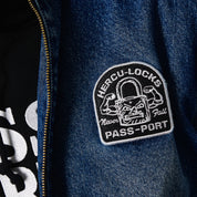 Pass~Port Hercu-Locks Recycled Denim Freight Jacket - Washed Dark Indigo